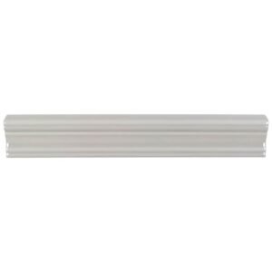 Boutique Ceramic Crafted Gray Crown Moulding 2-in x 12-in Glazed Ceramic Wall Tile (0.16-sq ft Piece)