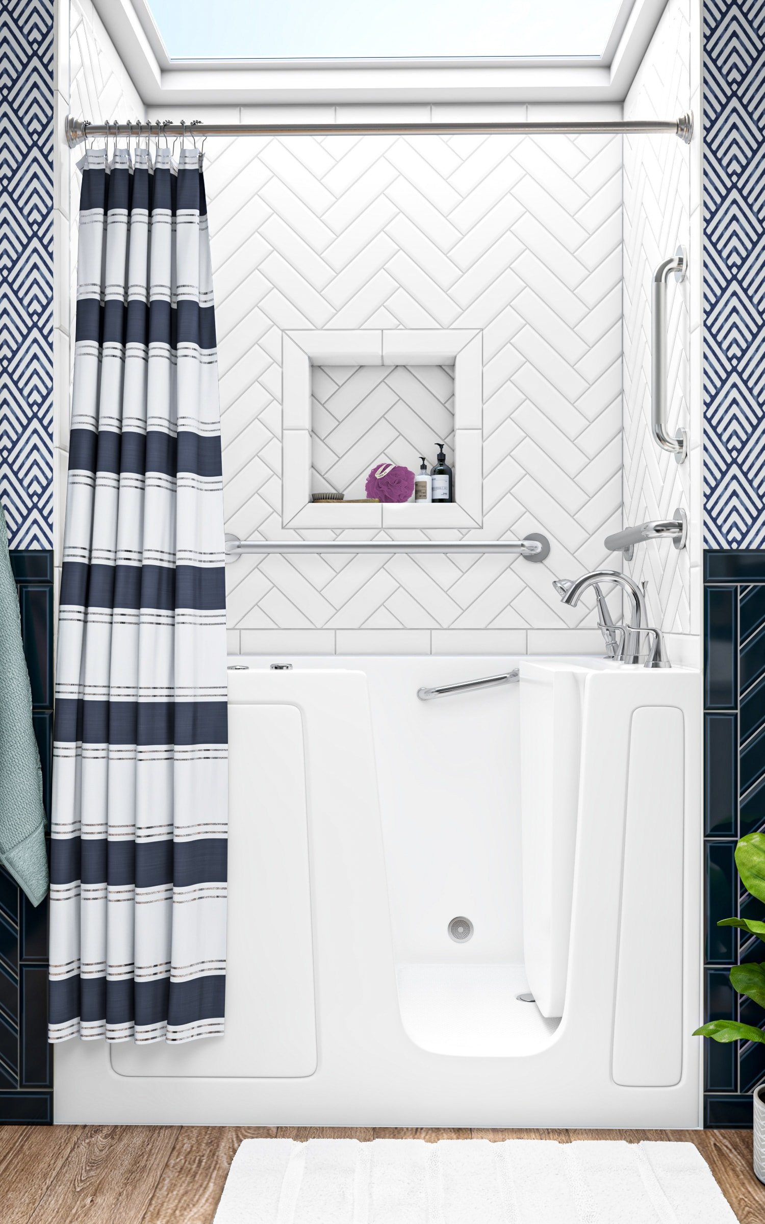 Boutique Ceramic Boutique White 3-in x 9-in Glazed Ceramic Subway Wall Tile (0.18-sq ft Piece) - Image 2