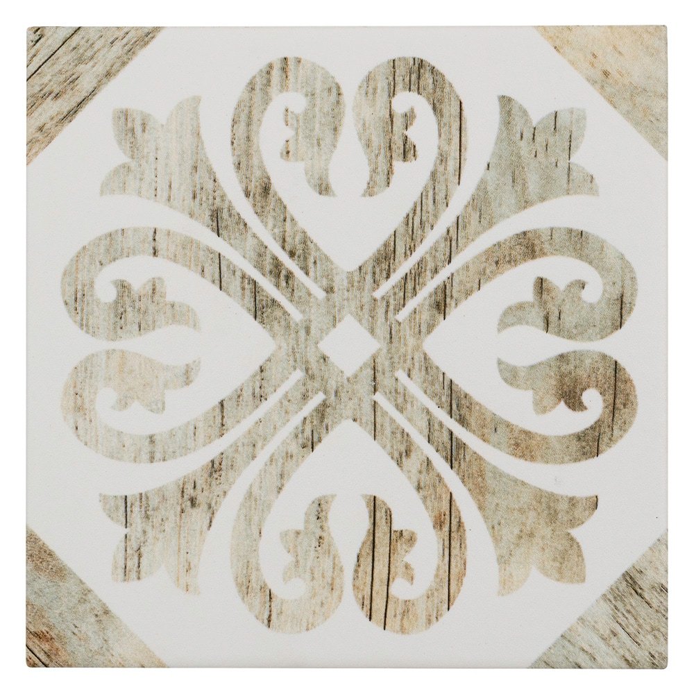 Boutique Ceramic Timberland Deco 6-in x 6-in Matte Porcelain Floor and Wall Tile (0.238-sq ft Piece) - Image 5