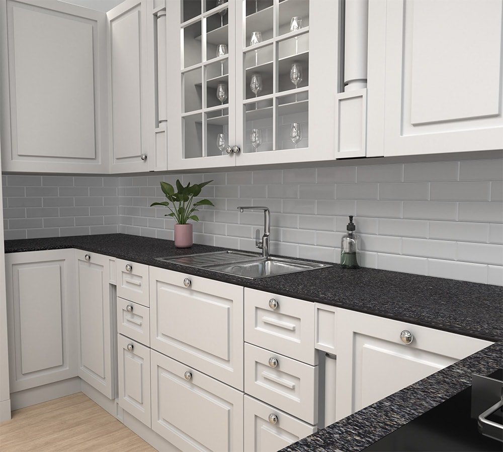 Boutique Ceramic Boutique White 3-in x 9-in Glazed Ceramic Subway Wall Tile (0.18-sq ft Piece) - Image 3