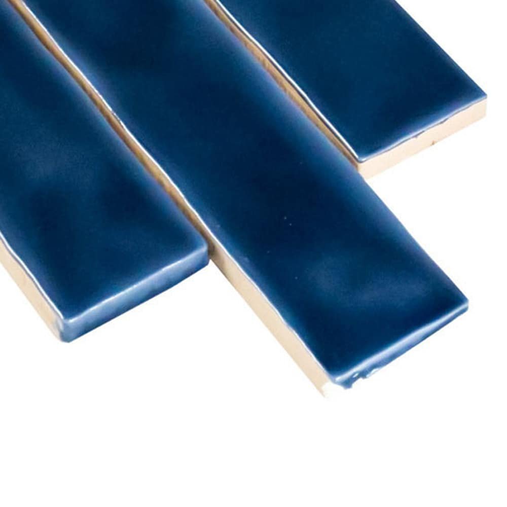 Boutique Ceramic Coastal Capri 2-in x 10-in Glossy Ceramic Subway Wall Tile (0.134-sq ft Piece) - Image 3