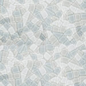 Elida Ceramica Island Spa 12-in x 12-in Glossy Glass Pebble Mosaic Floor and Wall Tile (0.936-sq ft Piece)