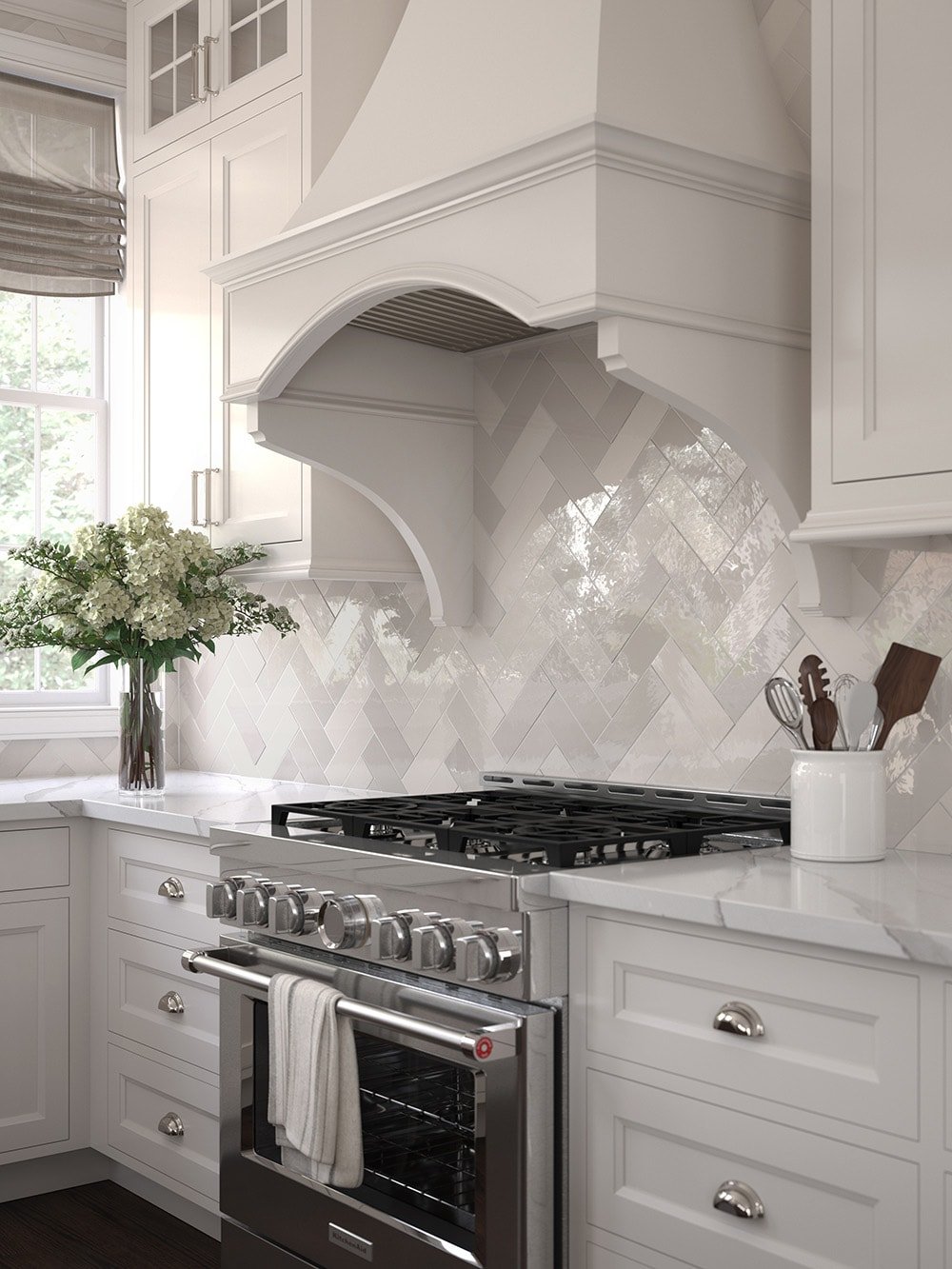 Boutique Ceramic French Canvas 3-in x 9-in Glazed Ceramic Subway Floor and Wall Tile (0.187-sq ft Piece) - Image 4