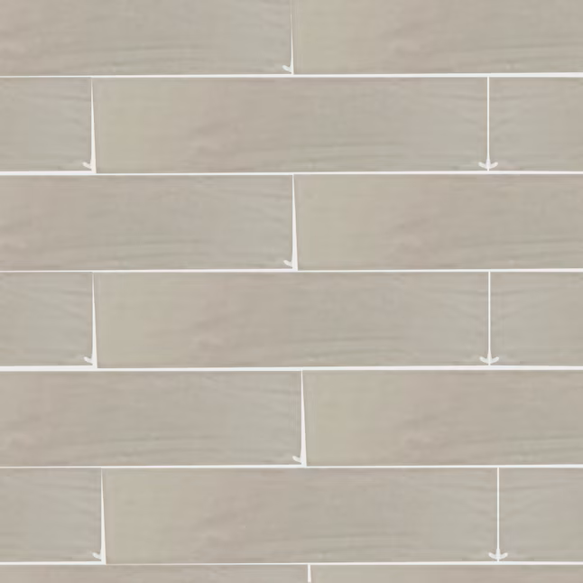 Boutique Ceramic Crafted Greige 5-in x 14-in Glazed Ceramic Subway Wall Tile (0.46-sq ft Piece)