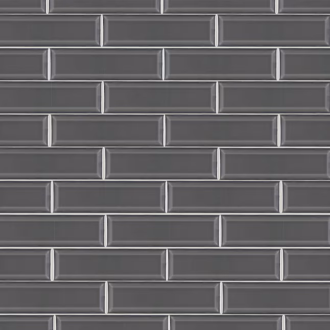 Boutique Ceramic Boutique Grey 3-in x 9-in Glazed Ceramic Subway Wall Tile (0.18-sq ft Piece)