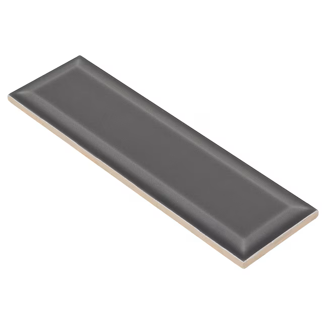 Boutique Ceramic Boutique Grey 3-in x 9-in Glazed Ceramic Subway Wall Tile (0.18-sq ft Piece) - Image 5