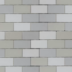 Boutique Ceramic Handcrafted Blend 12-in x 12-in Glazed Ceramic Subway Mosaic Wall Tile (1.041-sq ft Piece)