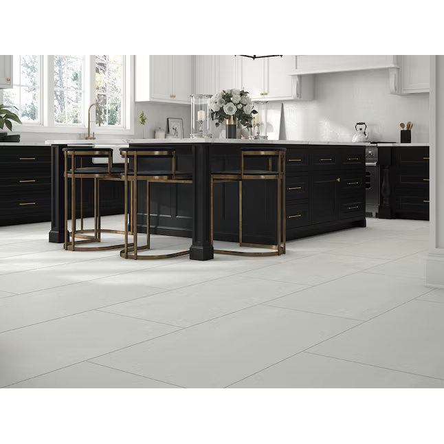 Elida Ceramica Fog Mist 24-in x 48-in Matte Porcelain Cement look Floor and Wall Tile (7.75-sq ft Piece) - Image 4