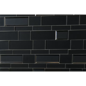 Elida Ceramica Night Reflections 12-in x 12-in Glossy Glass Linear Mosaic Wall Tile (0.95-sq ft Piece)