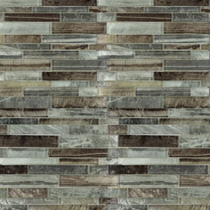 Elida Ceramica Shimmering Lights 12-in x 12-in Glossy Glass Linear Mosaic Wall Tile (0.95-sq ft Piece)