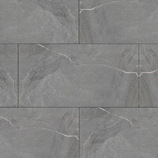 Elida Ceramica Stone Shadow 24-in x 48-in Matte Porcelain Floor and Wall Tile (7.75-sq ft Piece)