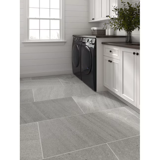 Elida Ceramica Stone Shadow 24-in x 48-in Matte Porcelain Floor and Wall Tile (7.75-sq ft Piece) - Image 3