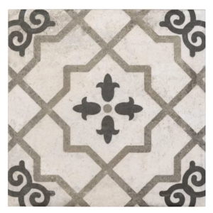 Allen + Roth Griffin Distressed 8-in x 8-in Matte Porcelain Encaustic Floor and Wall Tile (0.43-sq ft Piece)