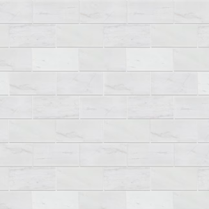 Elida Ceramica White 3-in x 6-in Honed Natural stone Marble Subway Floor and Wall Tile (0.12-sq ft / Piece)