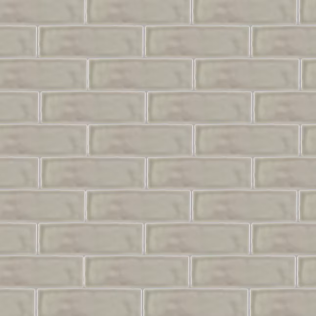Boutique Ceramic Crafted Greige 2-1/2-in x 8-in Glazed Ceramic Subway Wall Tile (0.13-sq ft / Piece)