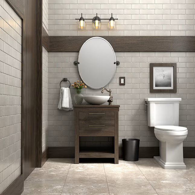 Boutique Ceramic Crafted Greige 2-1/2-in x 8-in Glazed Ceramic Subway Wall Tile (0.13-sq ft / Piece) - Image 3